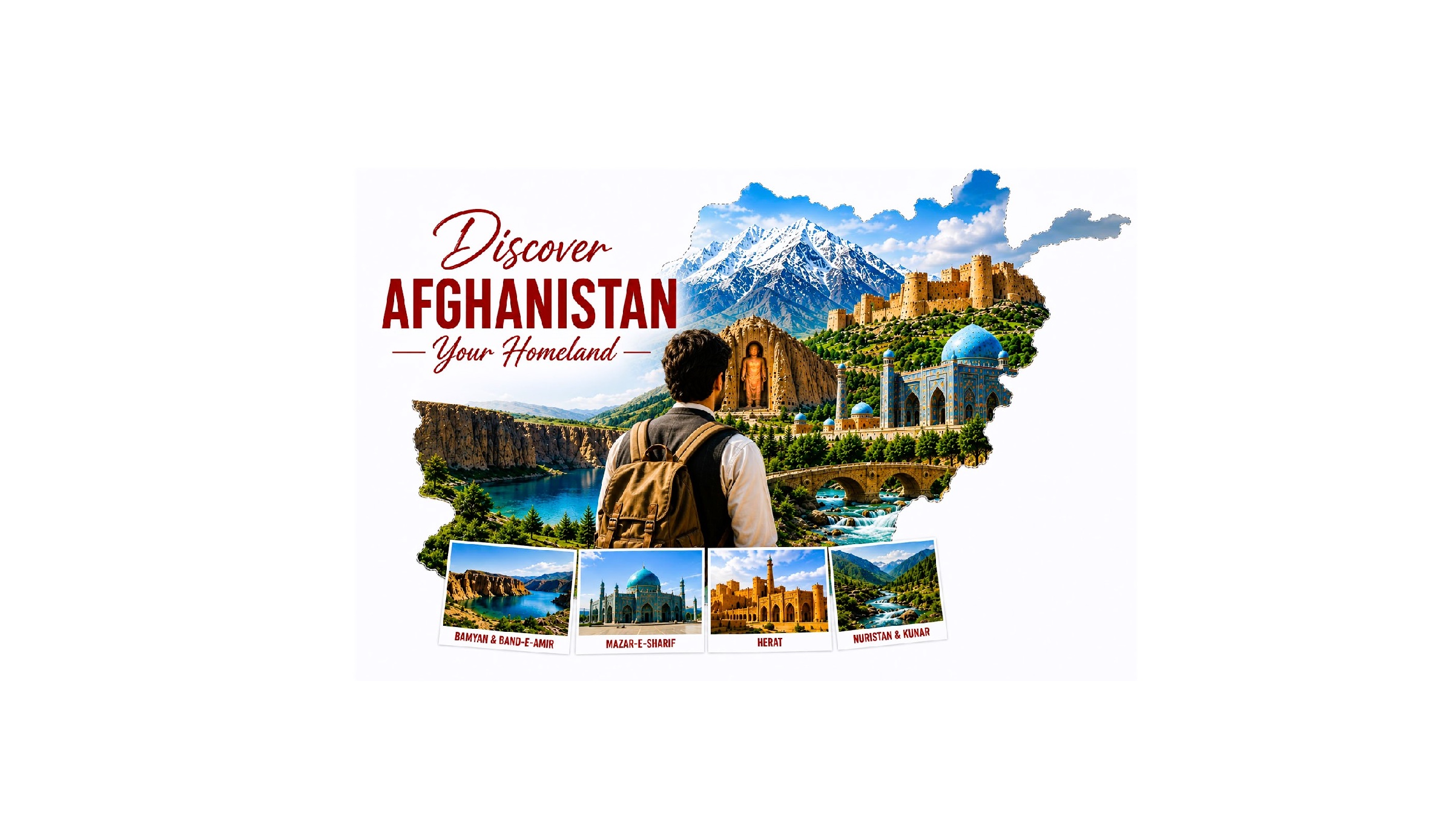 Beautiful mountain landscape in Afghanistan